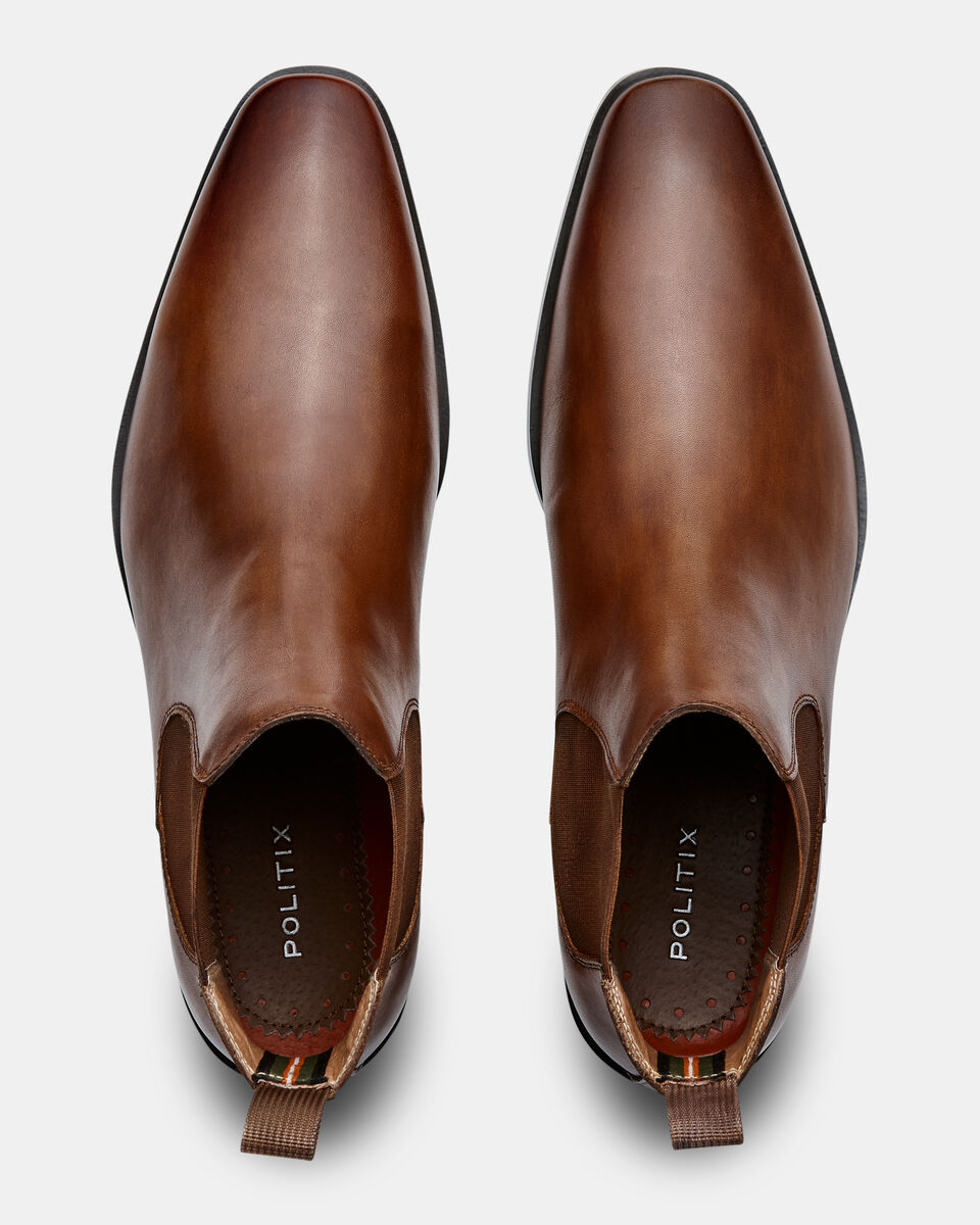 Cedrik Leather Chelsea Boot, Whiskey, hi-res